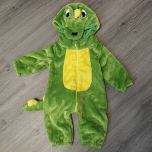 Kids Green Dinosaur Costume